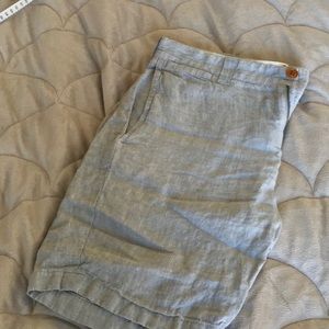 J. Crew Men’s Stanton Shorts in Linen